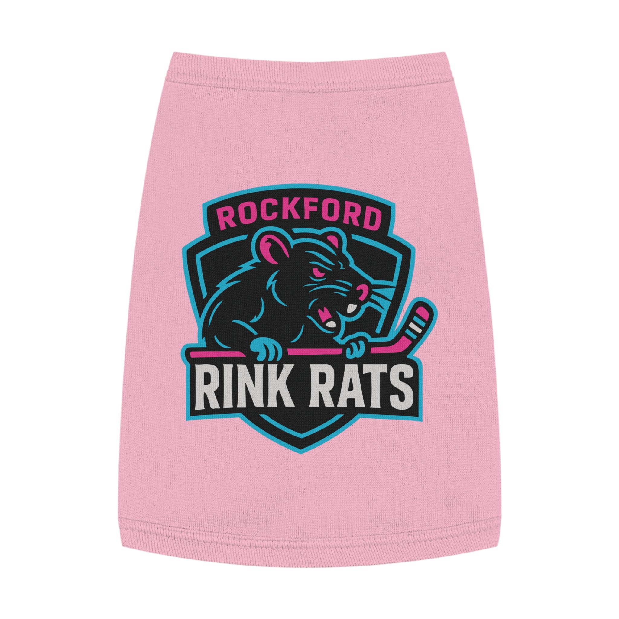 Rockford Rink Rats Pet Tank Top — Hockey Dog/Cat Jersey
