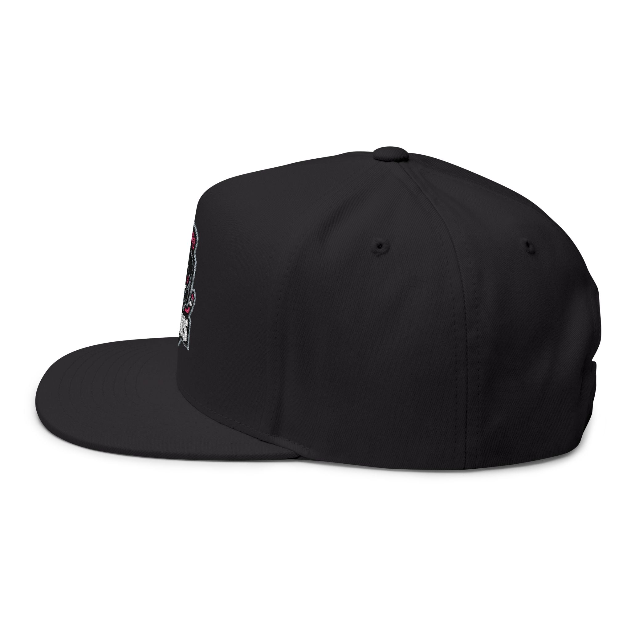 Flat Bill Cap — Rockford Rink Rats Embroidered Hockey Hat