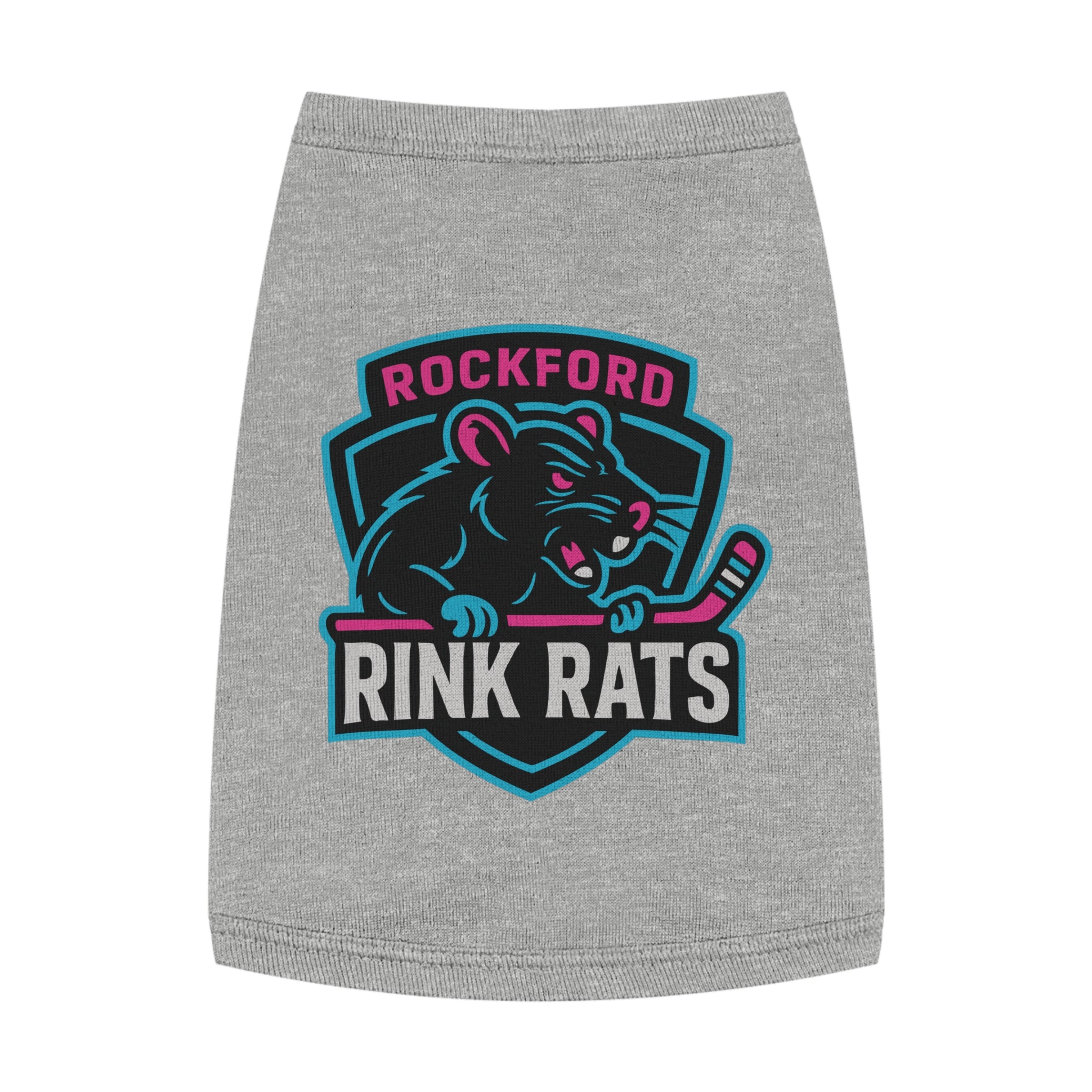 Rockford Rink Rats Pet Tank Top — Hockey Dog/Cat Jersey