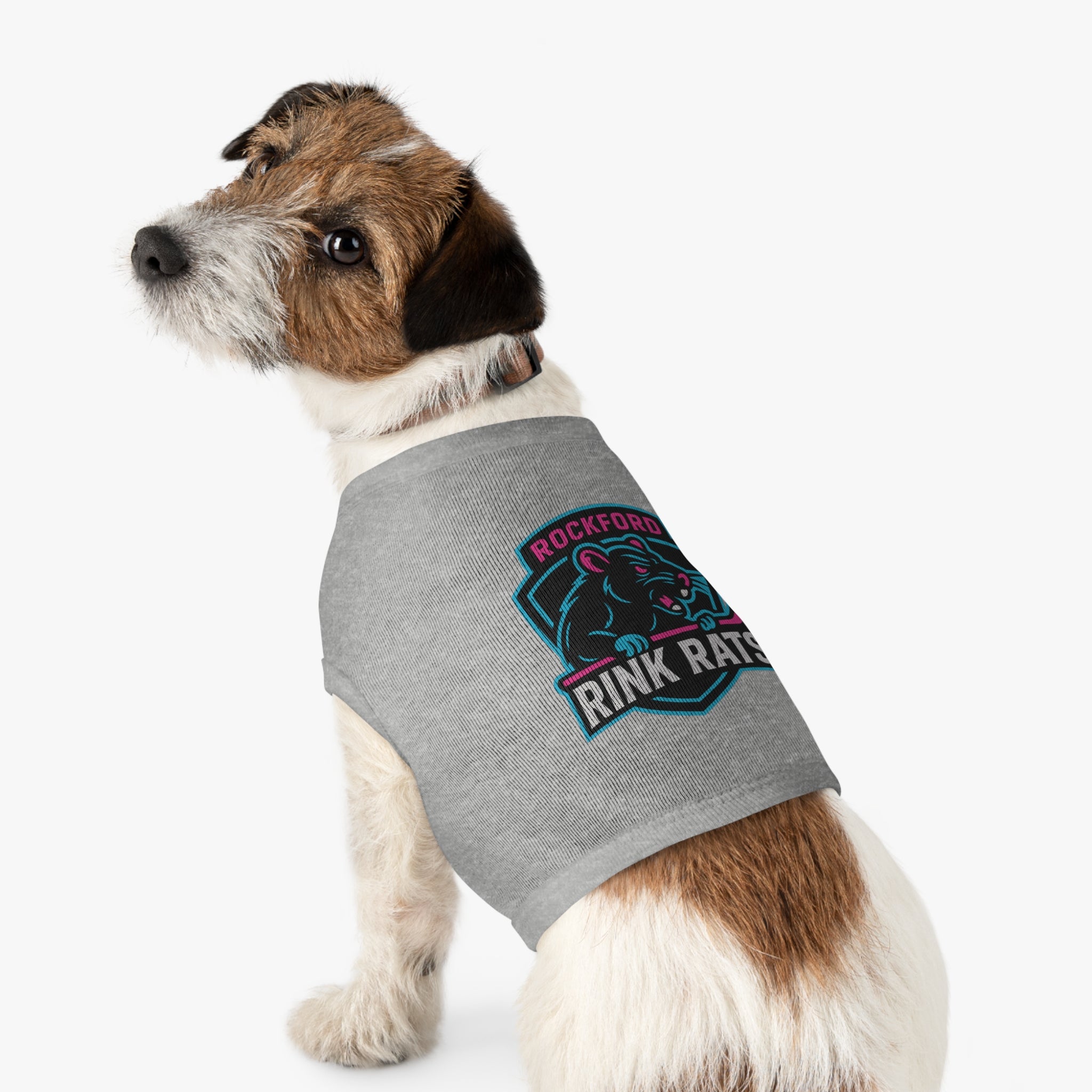 Rockford Rink Rats Pet Tank Top — Hockey Dog/Cat Jersey
