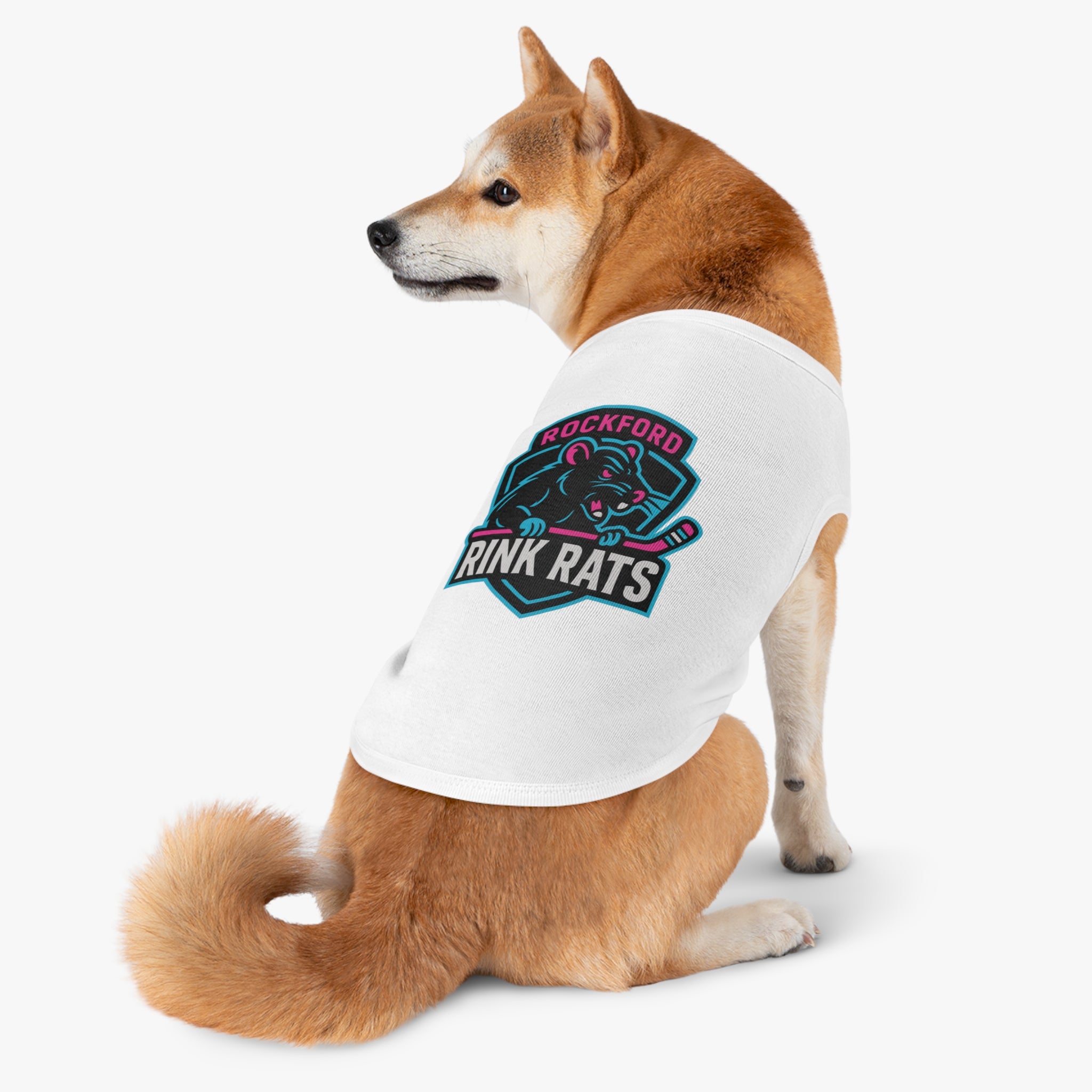 Rockford Rink Rats Pet Tank Top — Hockey Dog/Cat Jersey