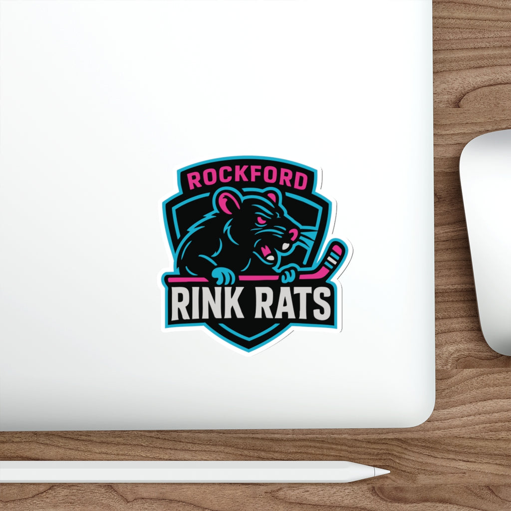 Rink Rats Hockey Die-Cut Sticker