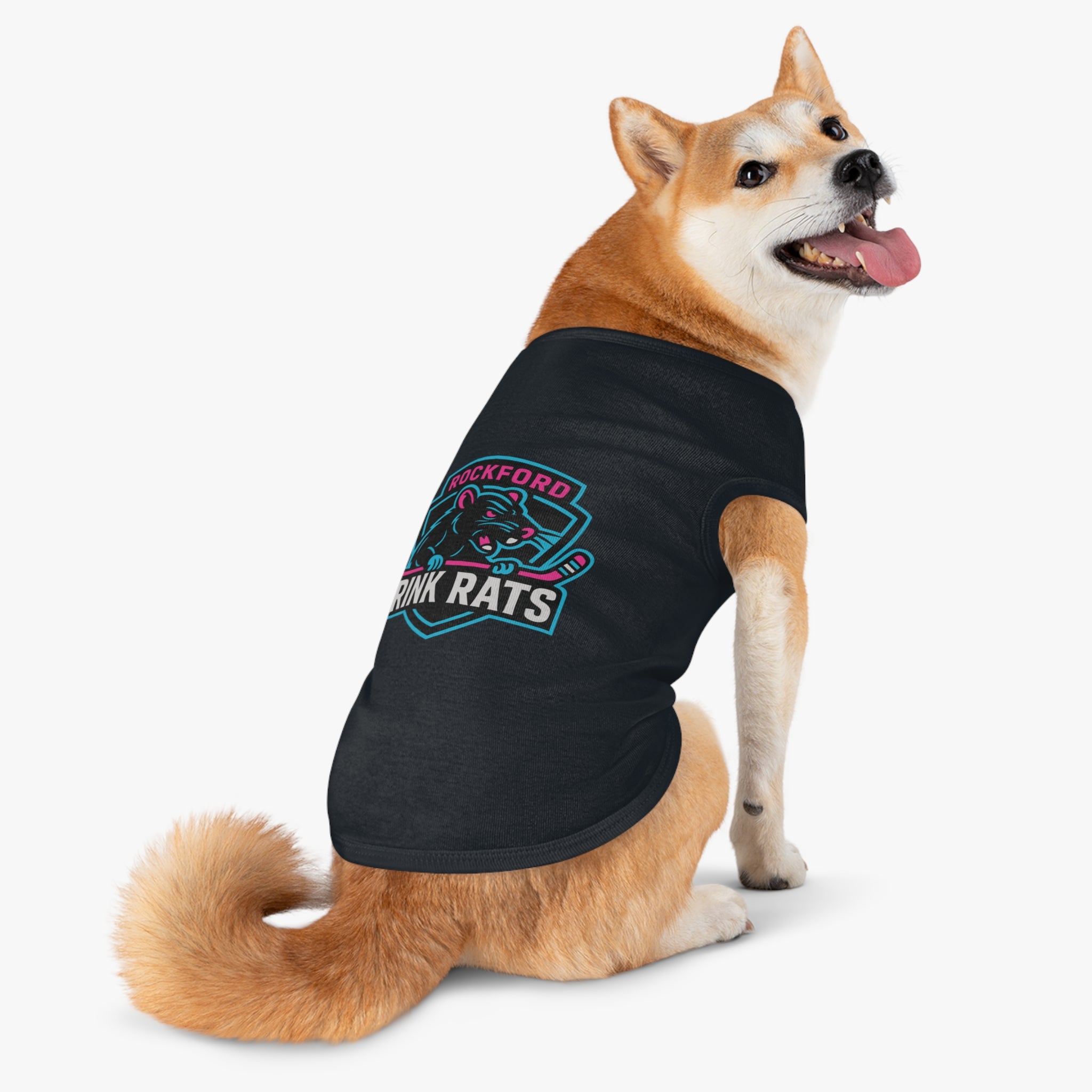 Rockford Rink Rats Pet Tank Top — Hockey Dog/Cat Jersey