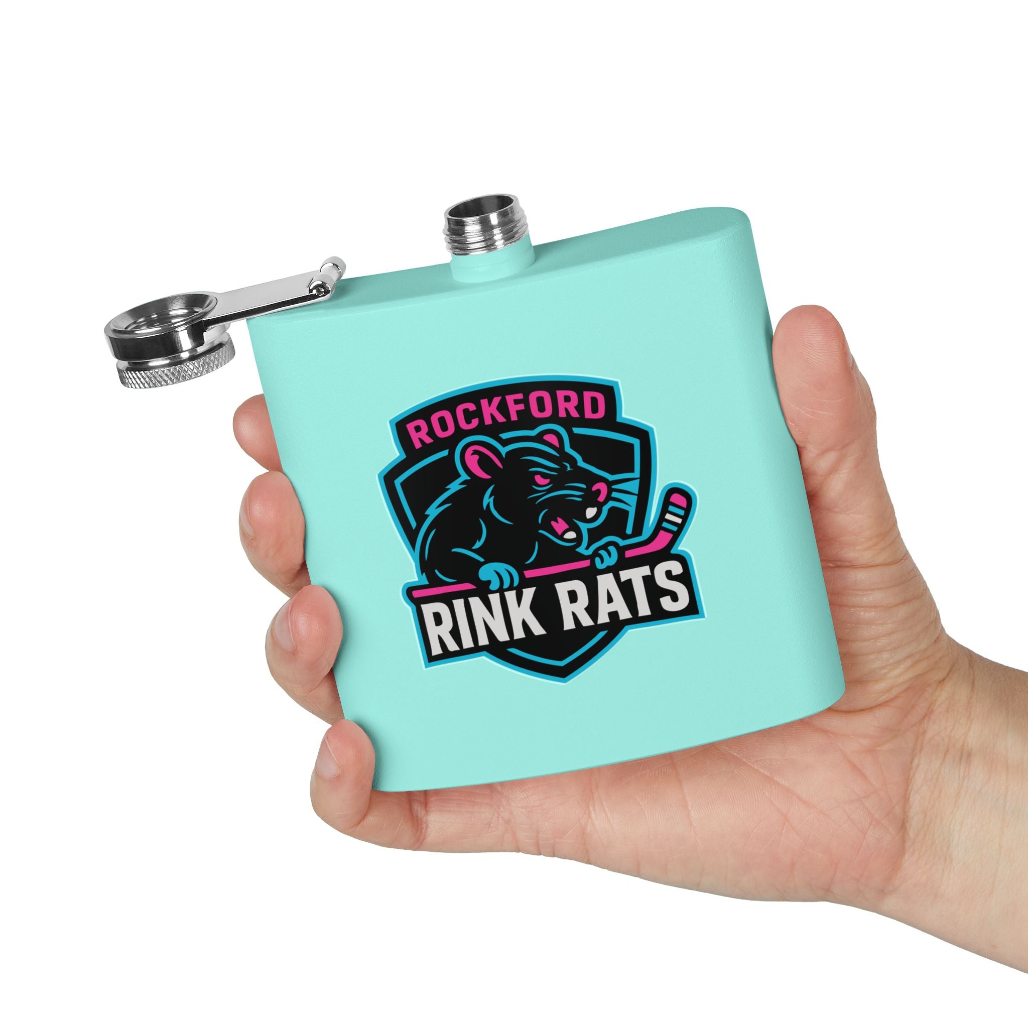 Rink Rats Hockey Flask