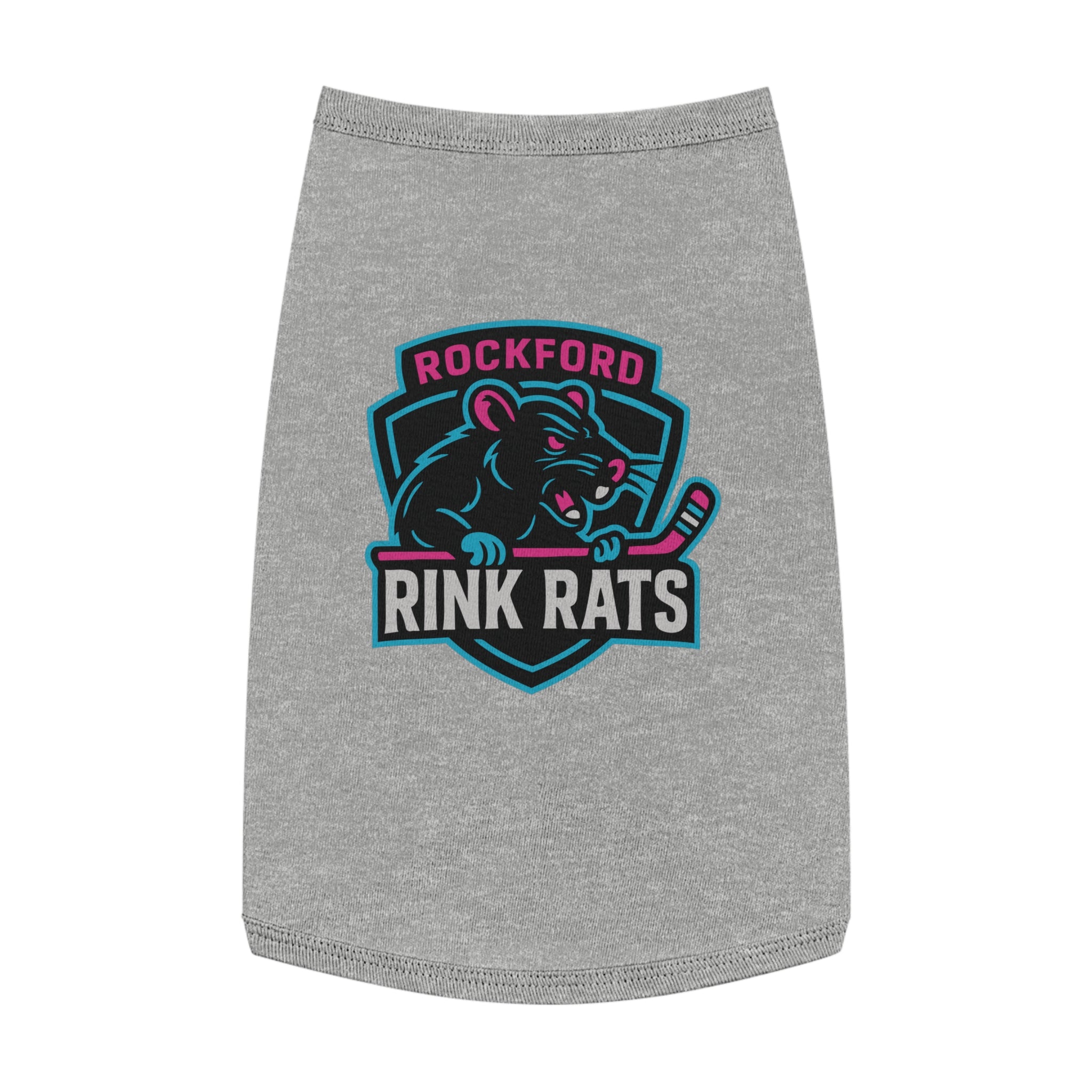 Rockford Rink Rats Pet Tank Top — Hockey Dog/Cat Jersey