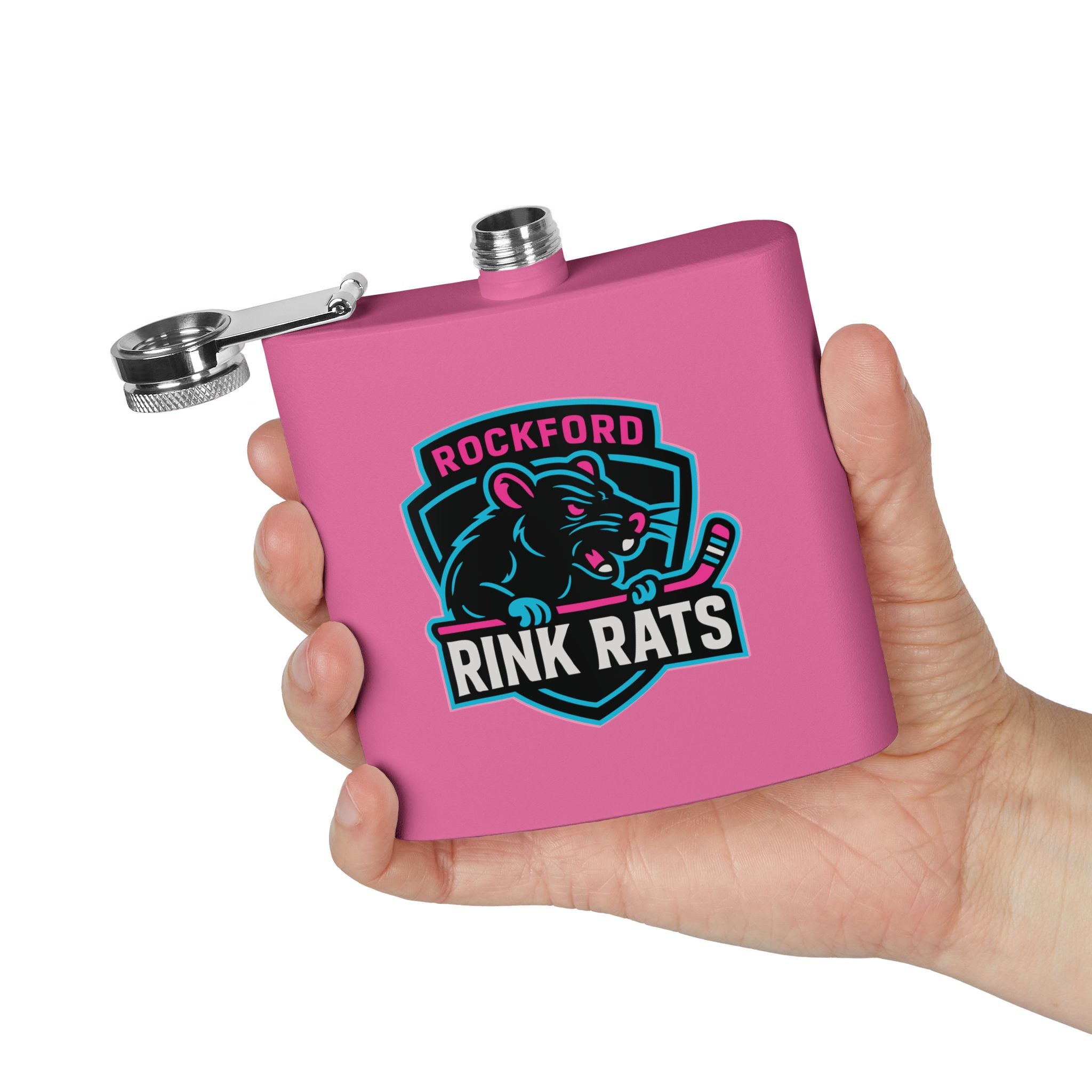 Rink Rats Hockey Flask