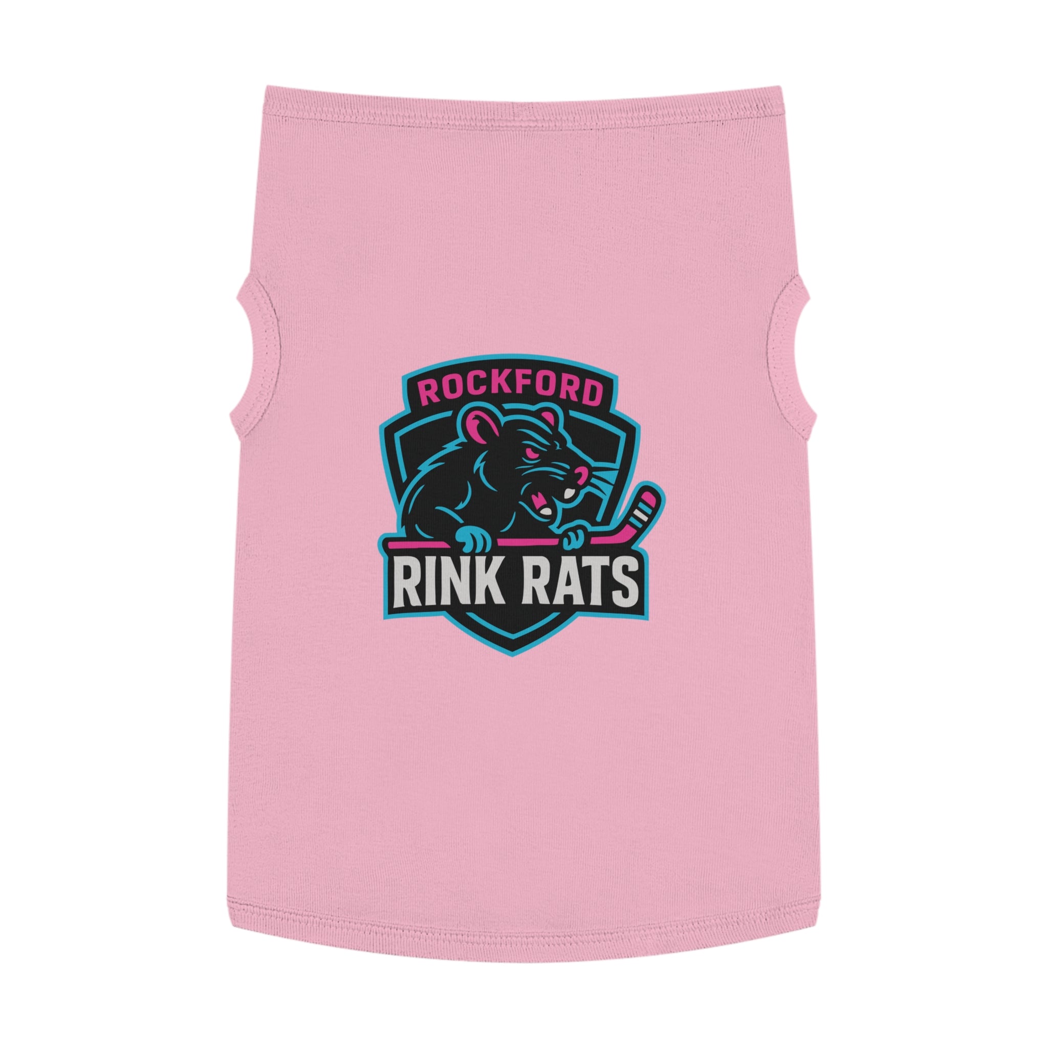 Rockford Rink Rats Pet Tank Top — Hockey Dog/Cat Jersey
