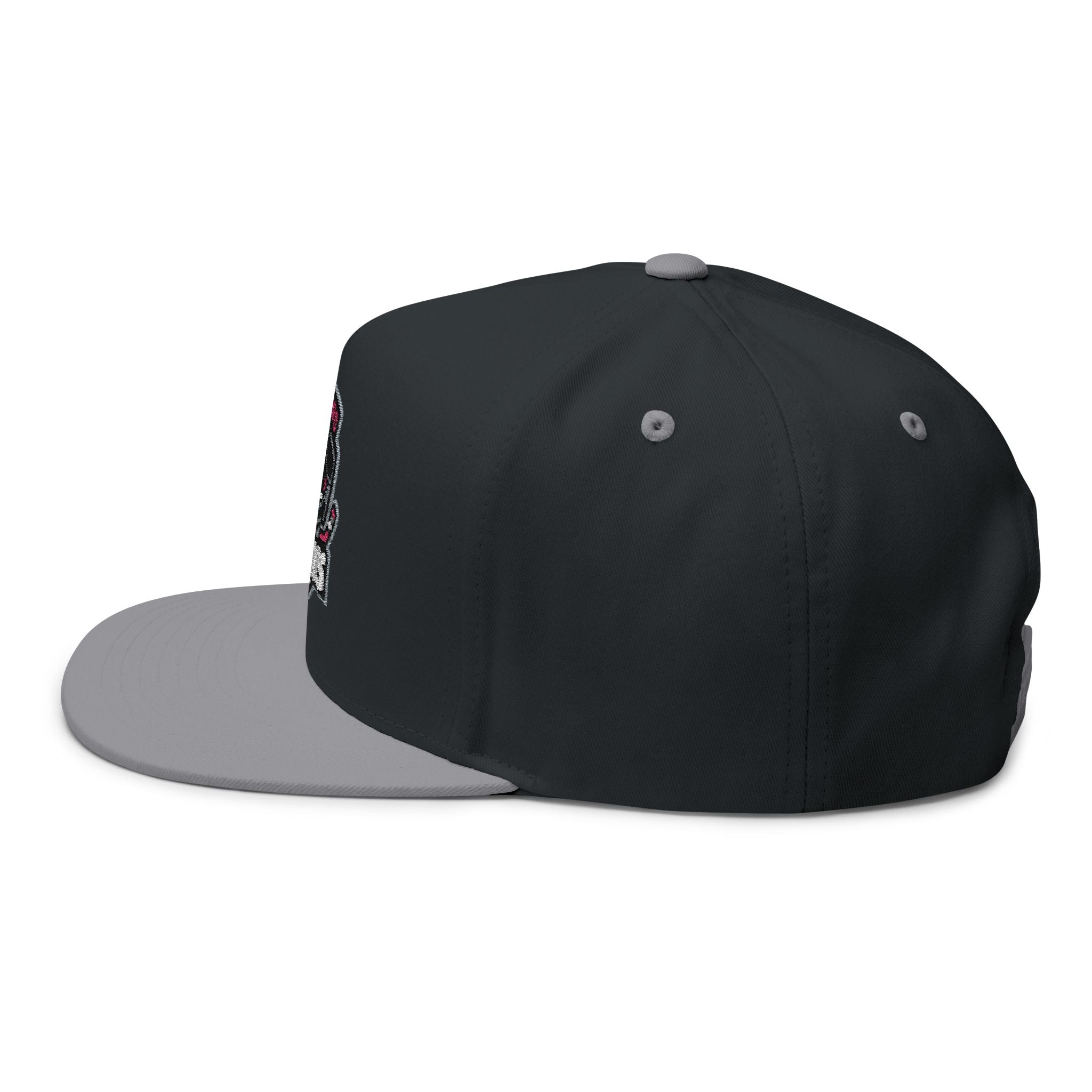 Flat Bill Cap — Rockford Rink Rats Embroidered Hockey Hat