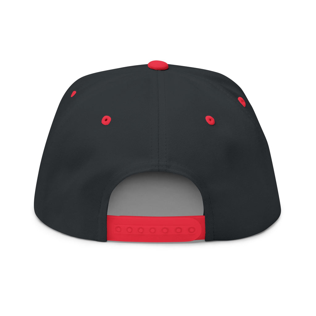 Flat Bill Cap — Rockford Rink Rats Embroidered Hockey Hat