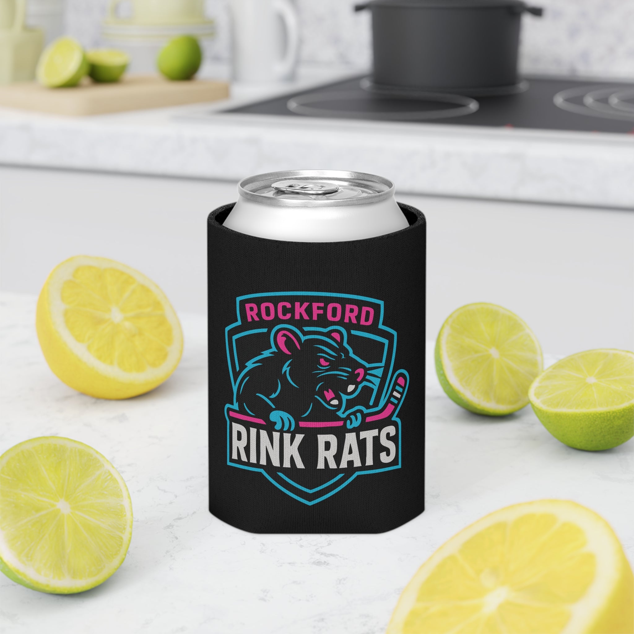 Rink Rats Beer Koozie