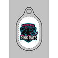 AirTag Keychain — Rockford Rink Rats Hockey Logo Cover