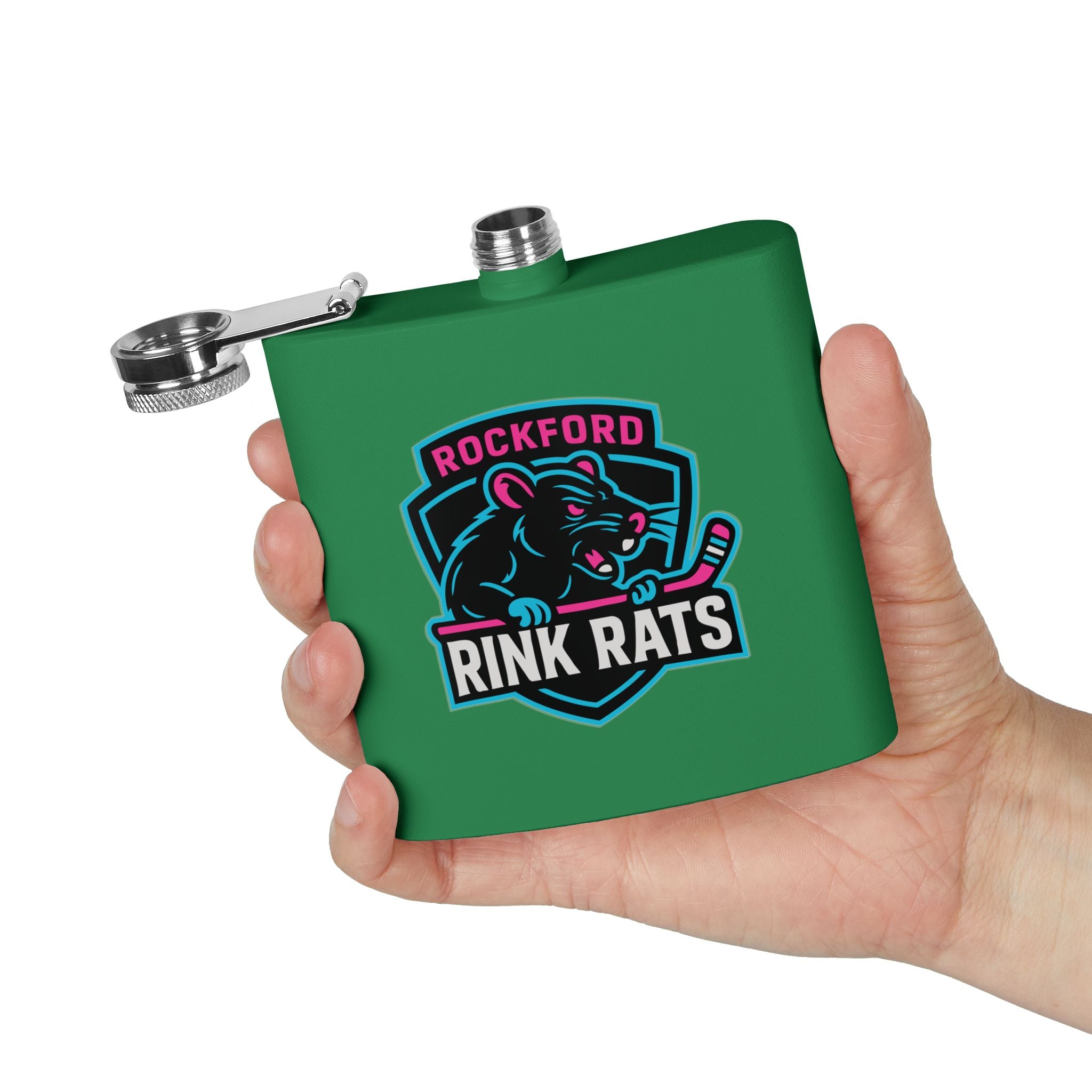 Rink Rats Hockey Flask