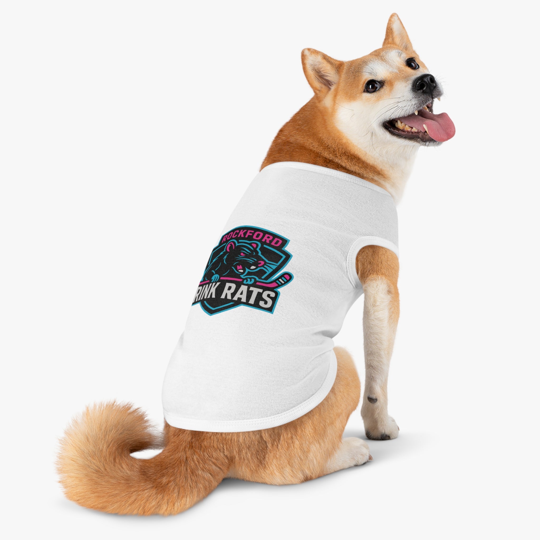 Rockford Rink Rats Pet Tank Top — Hockey Dog/Cat Jersey