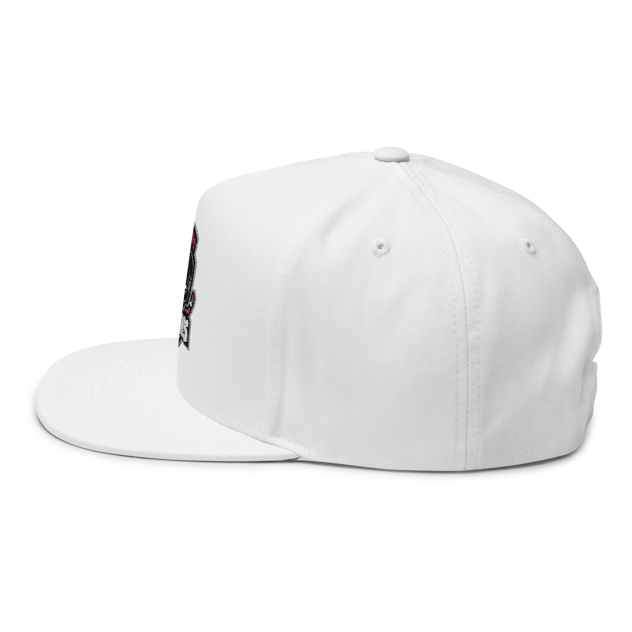 Flat Bill Cap — Rockford Rink Rats Embroidered Hockey Hat
