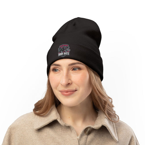 Embroidered Rink Rats Knit Beanie
