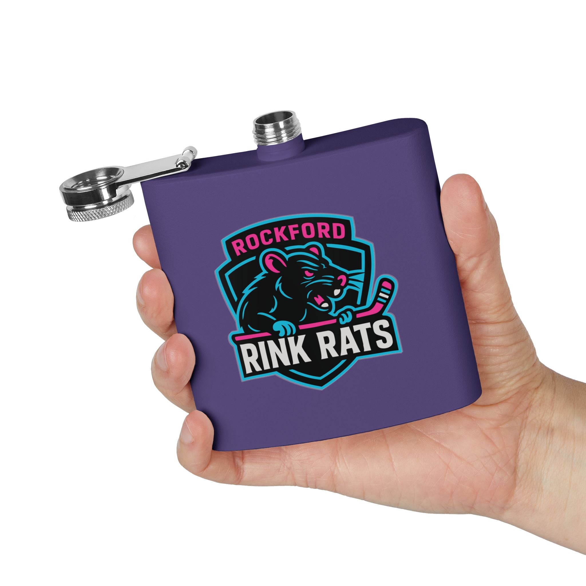 Rink Rats Hockey Flask