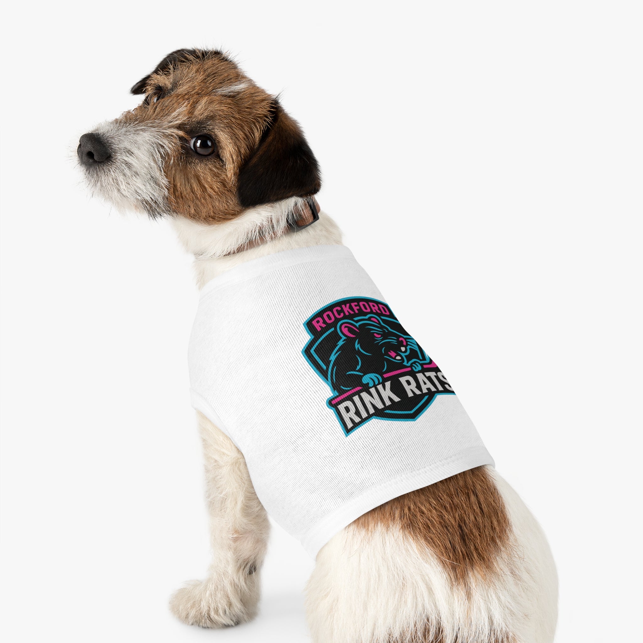 Rockford Rink Rats Pet Tank Top — Hockey Dog/Cat Jersey