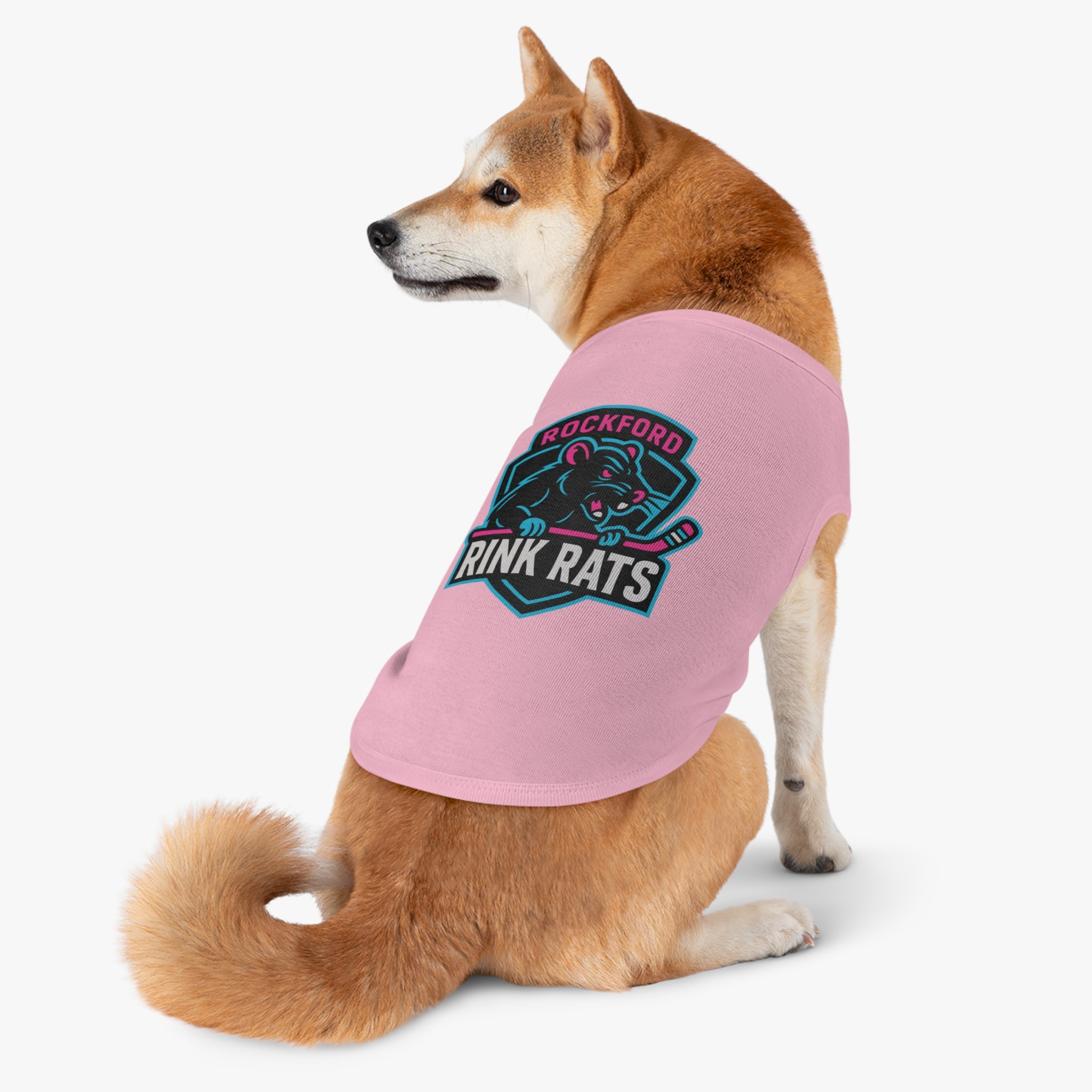 Rockford Rink Rats Pet Tank Top — Hockey Dog/Cat Jersey