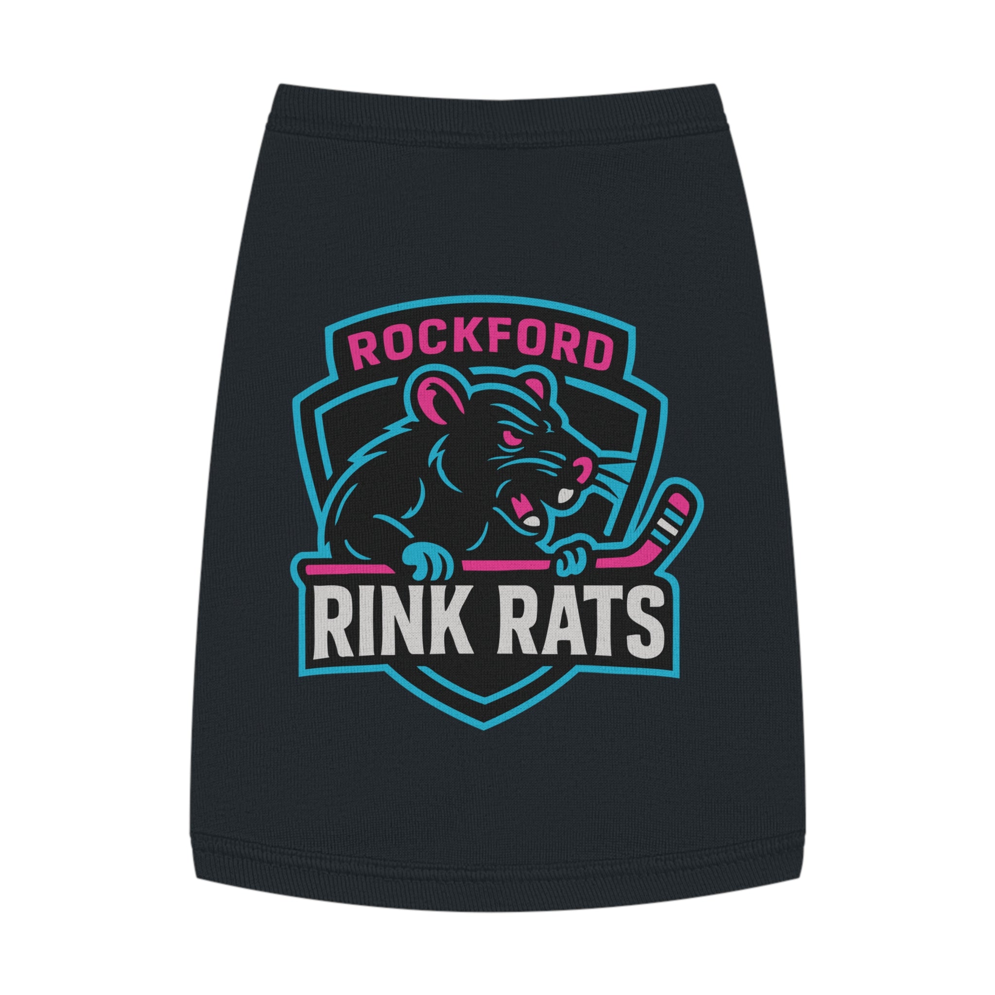 Rockford Rink Rats Pet Tank Top — Hockey Dog/Cat Jersey
