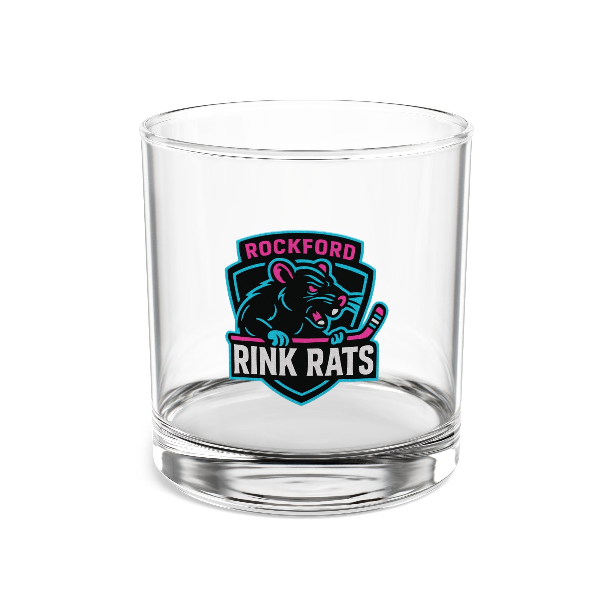 Rink Rats Rocks Glass – 10oz  Whiskey Tumbler