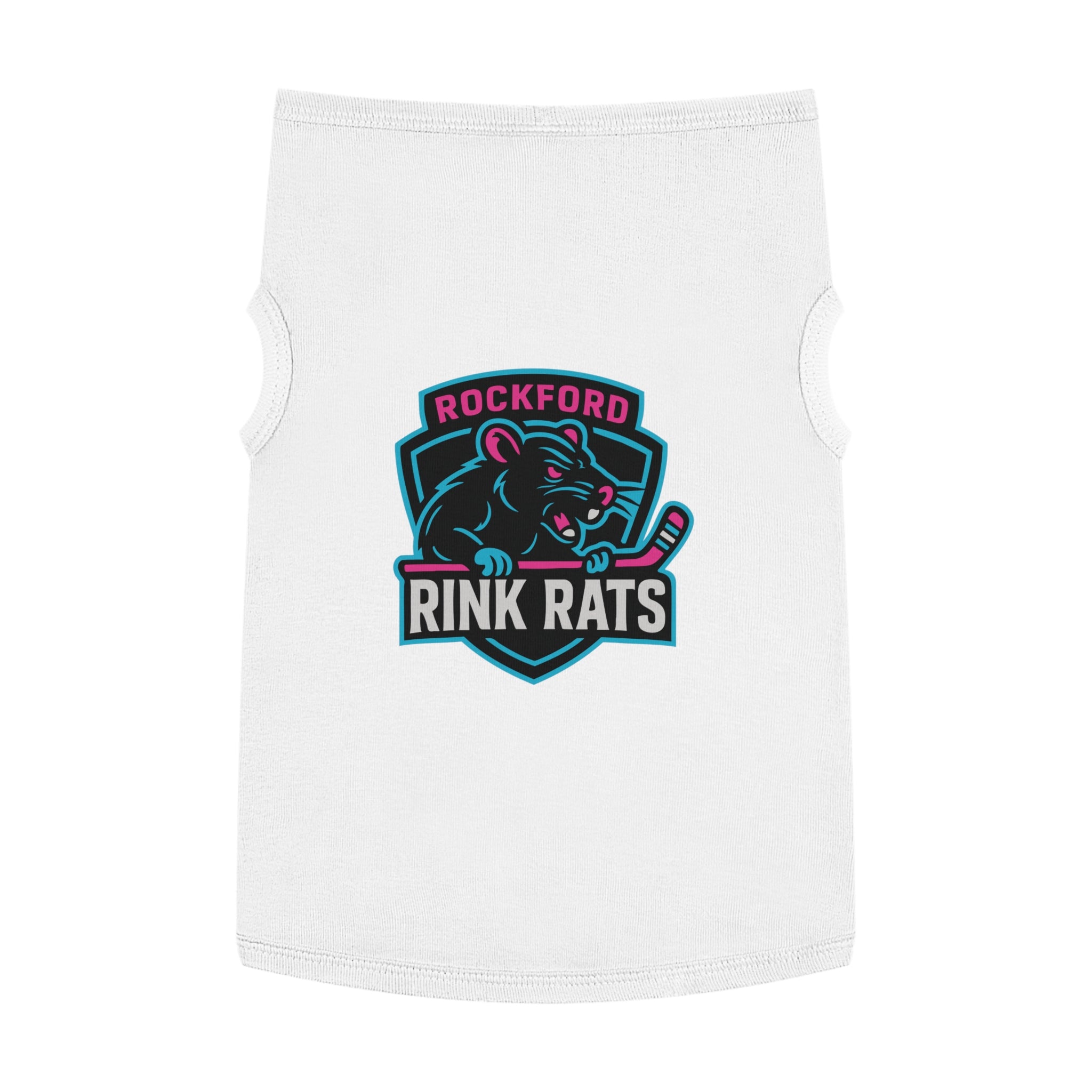 Rockford Rink Rats Pet Tank Top — Hockey Dog/Cat Jersey