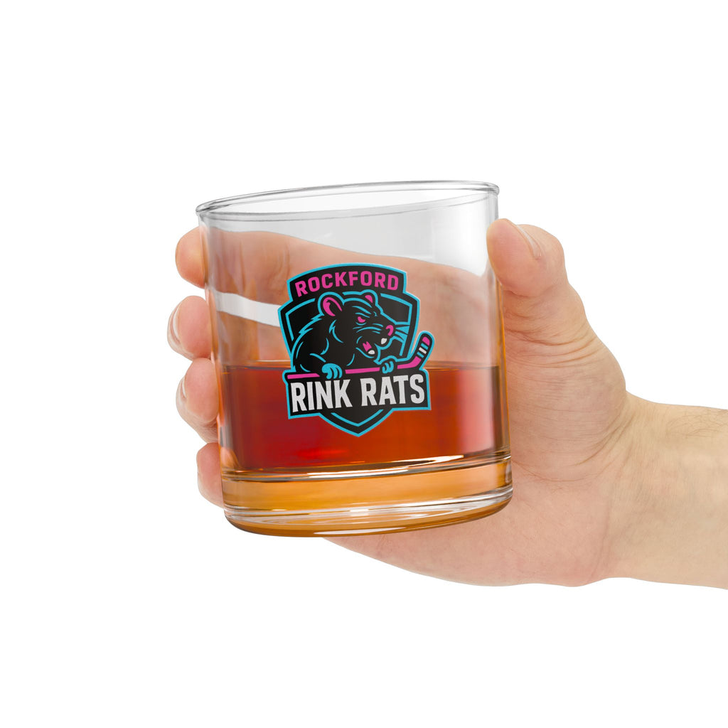 Rink Rats Rocks Glass – 10oz  Whiskey Tumbler