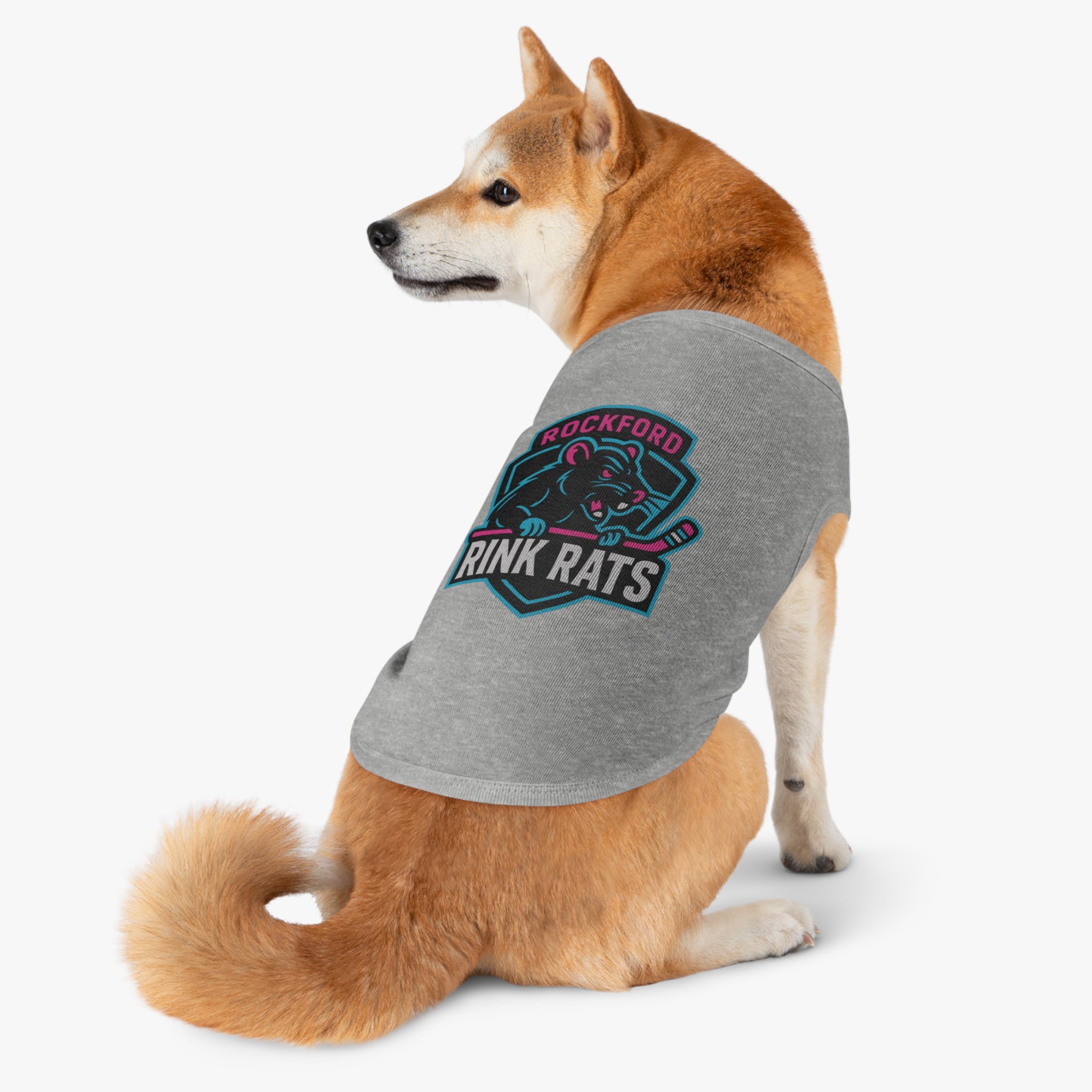 Rockford Rink Rats Pet Tank Top — Hockey Dog/Cat Jersey