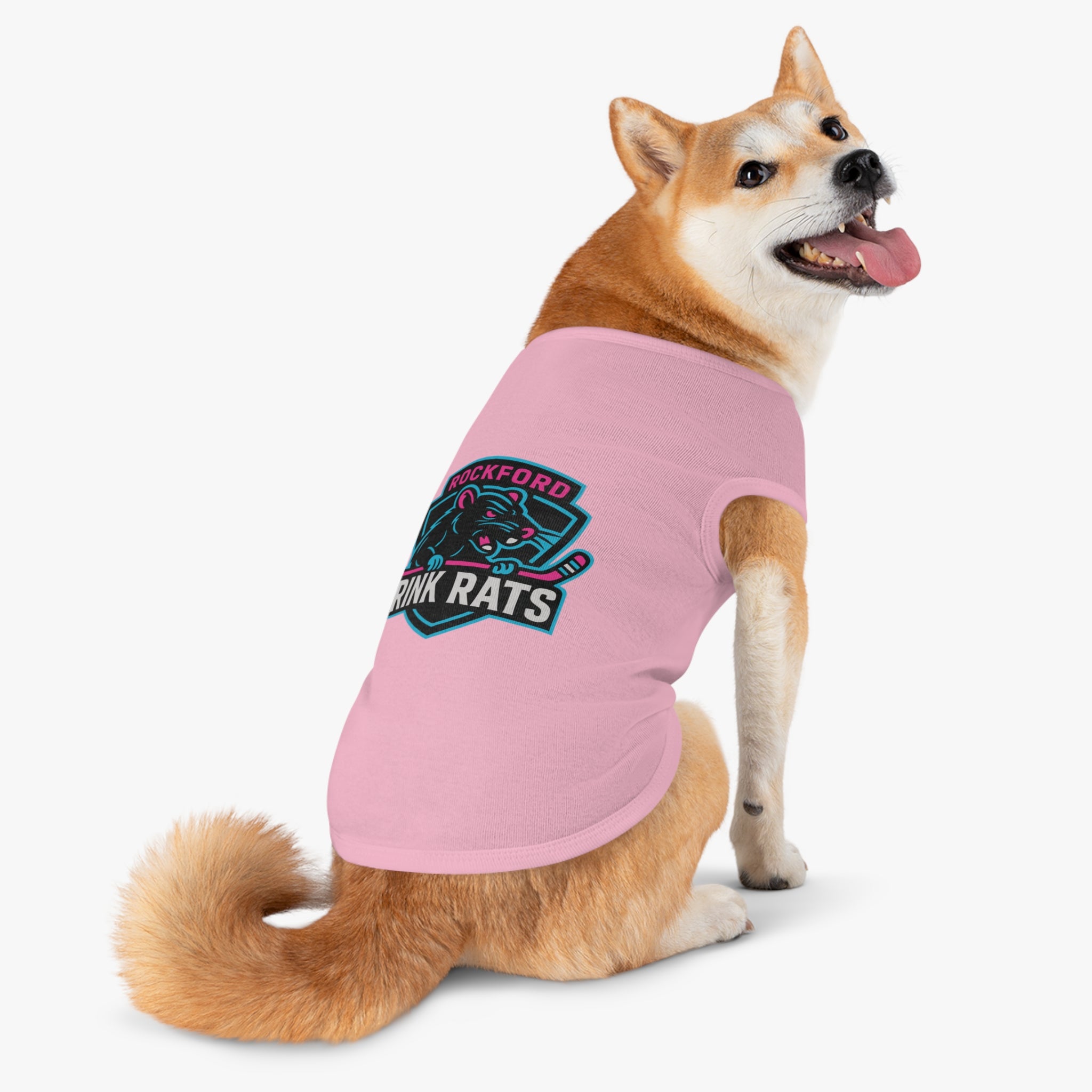Rockford Rink Rats Pet Tank Top — Hockey Dog/Cat Jersey