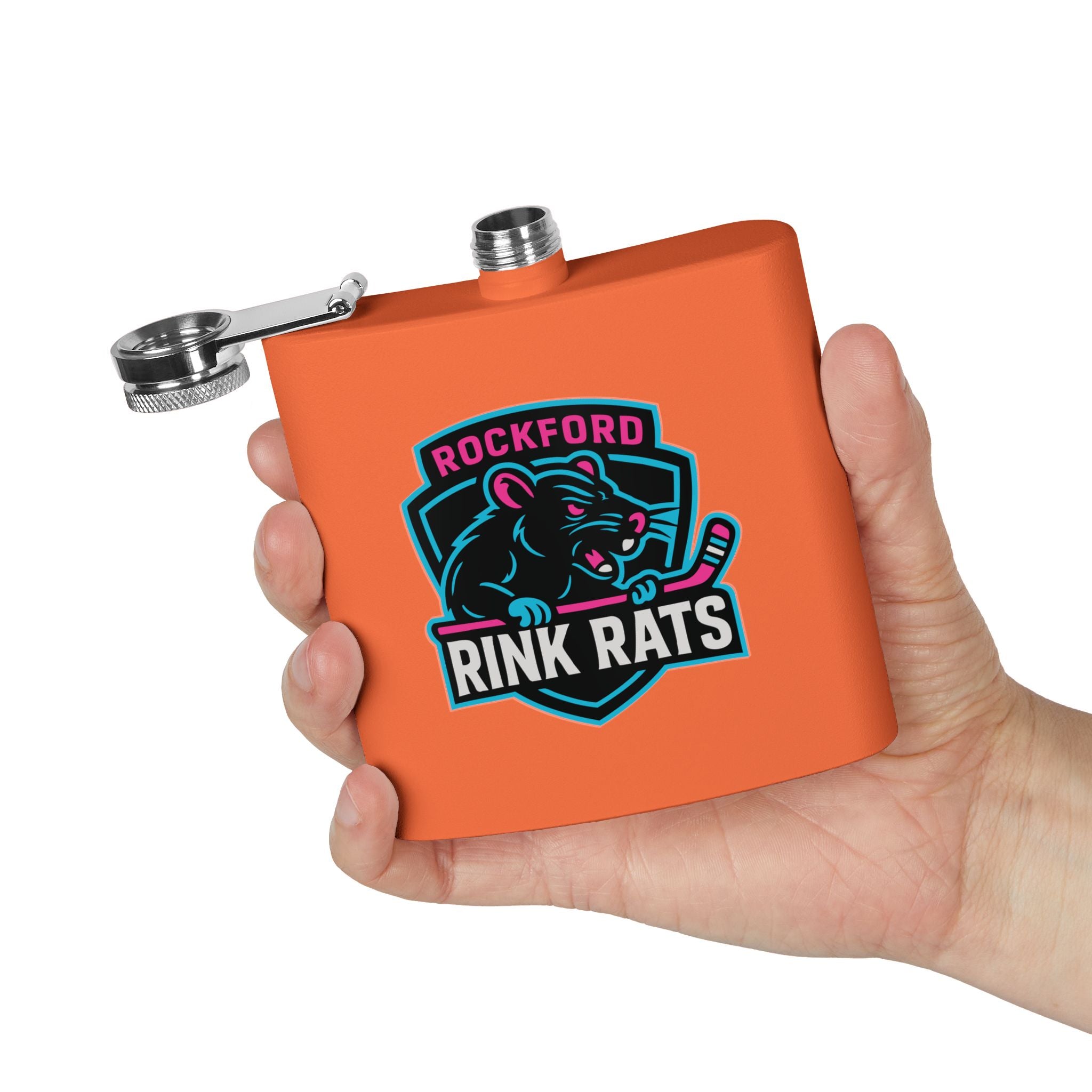 Rink Rats Hockey Flask