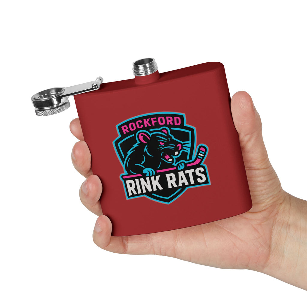 Rink Rats Hockey Flask
