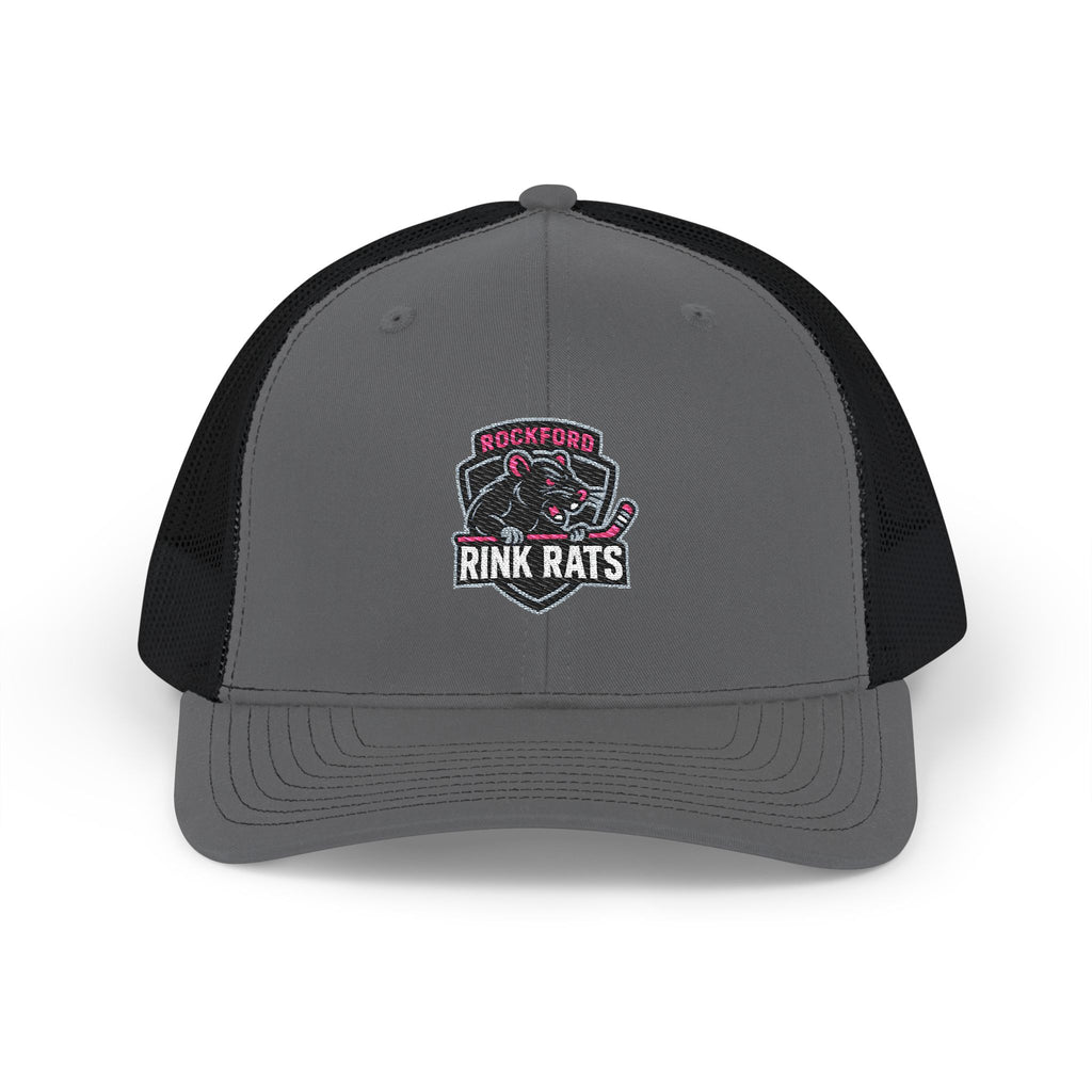 Rink Rats Hockey Trucker Cap — Embroidered Snapback Mesh Hat
