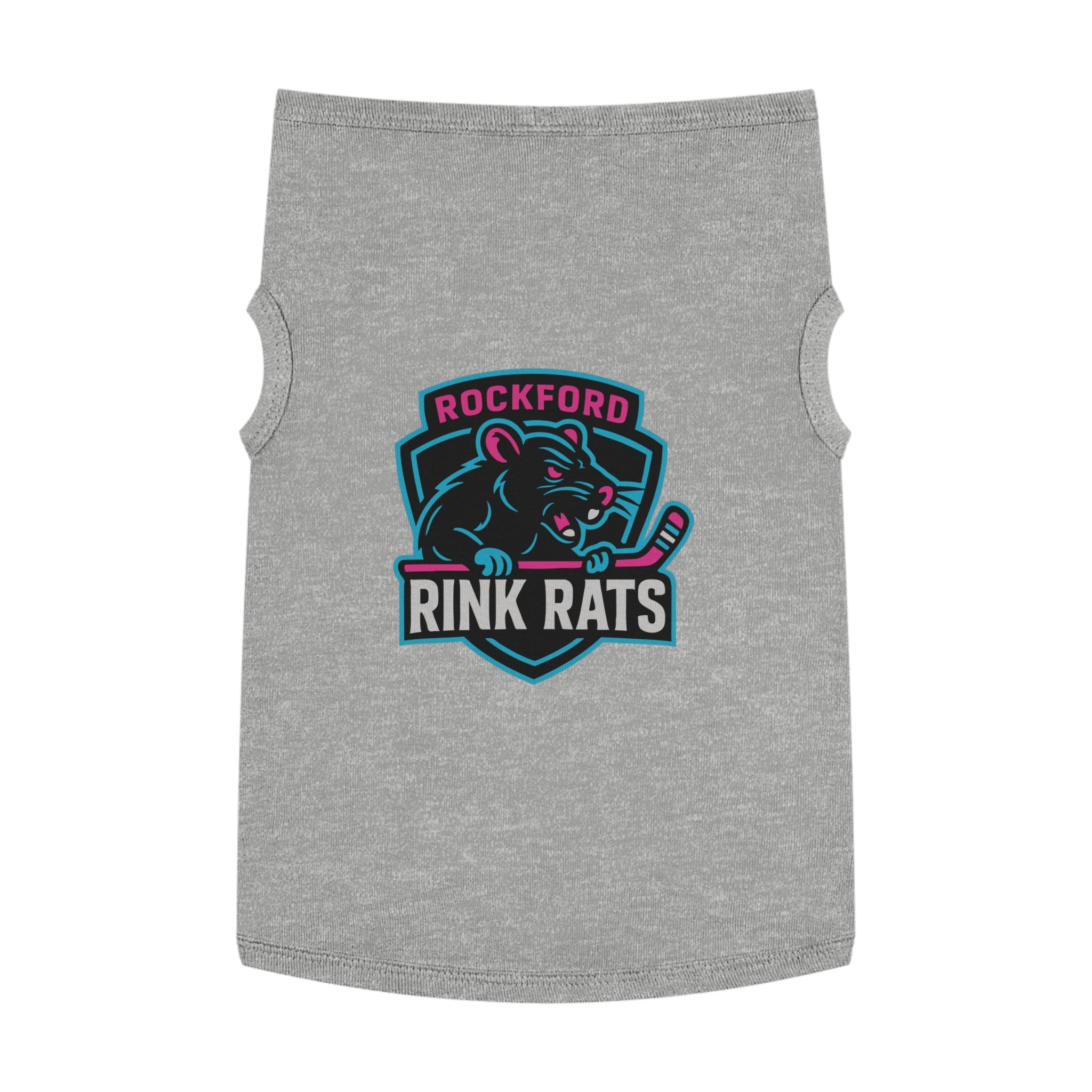 Rockford Rink Rats Pet Tank Top — Hockey Dog/Cat Jersey