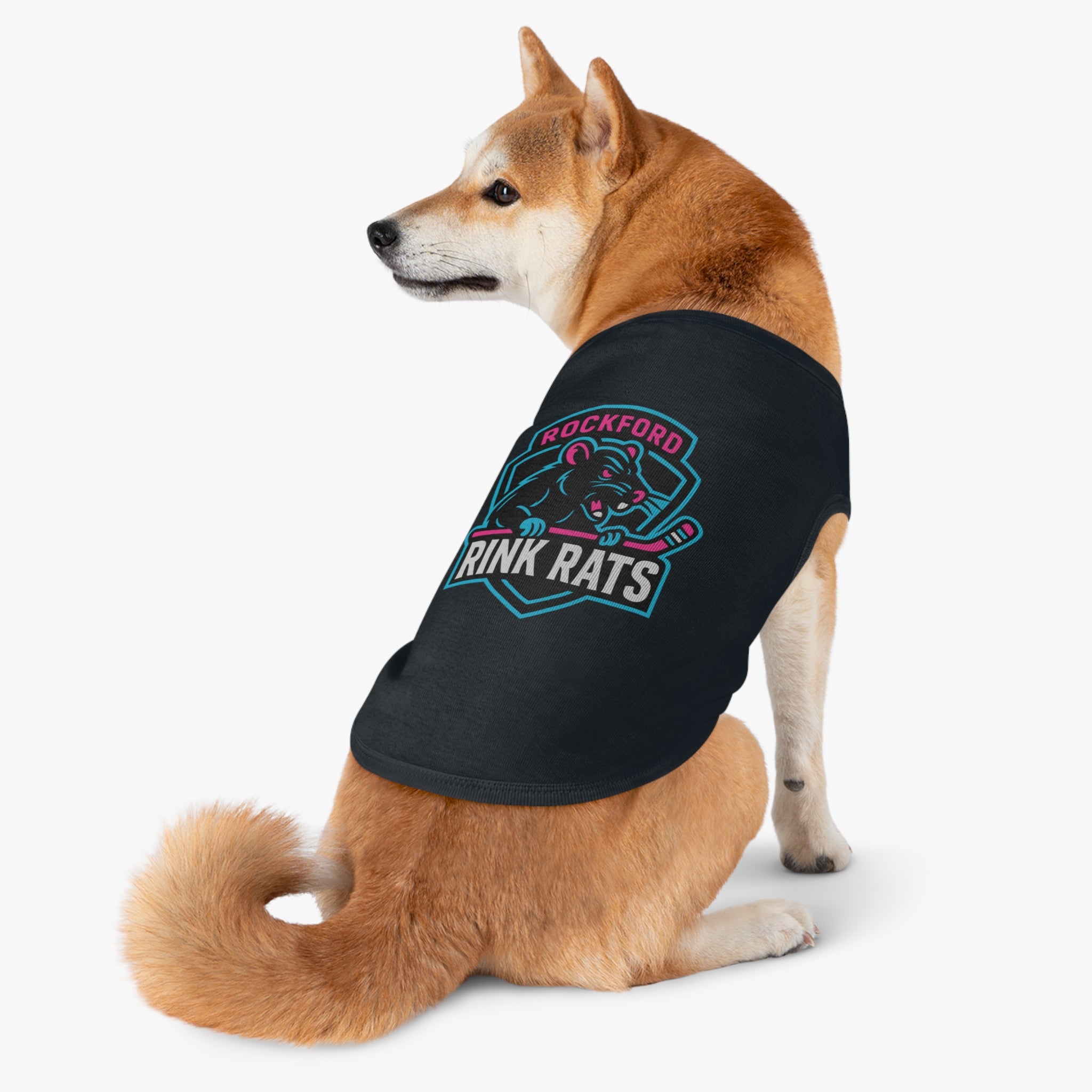 Rockford Rink Rats Pet Tank Top — Hockey Dog/Cat Jersey