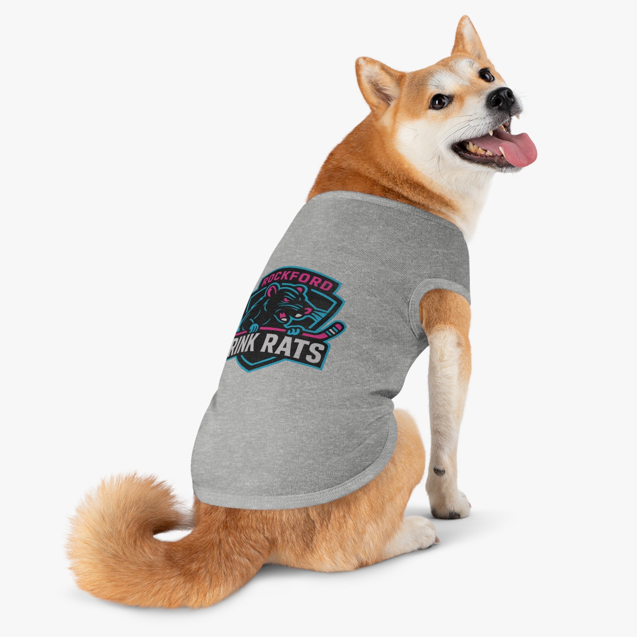 Rockford Rink Rats Pet Tank Top — Hockey Dog/Cat Jersey