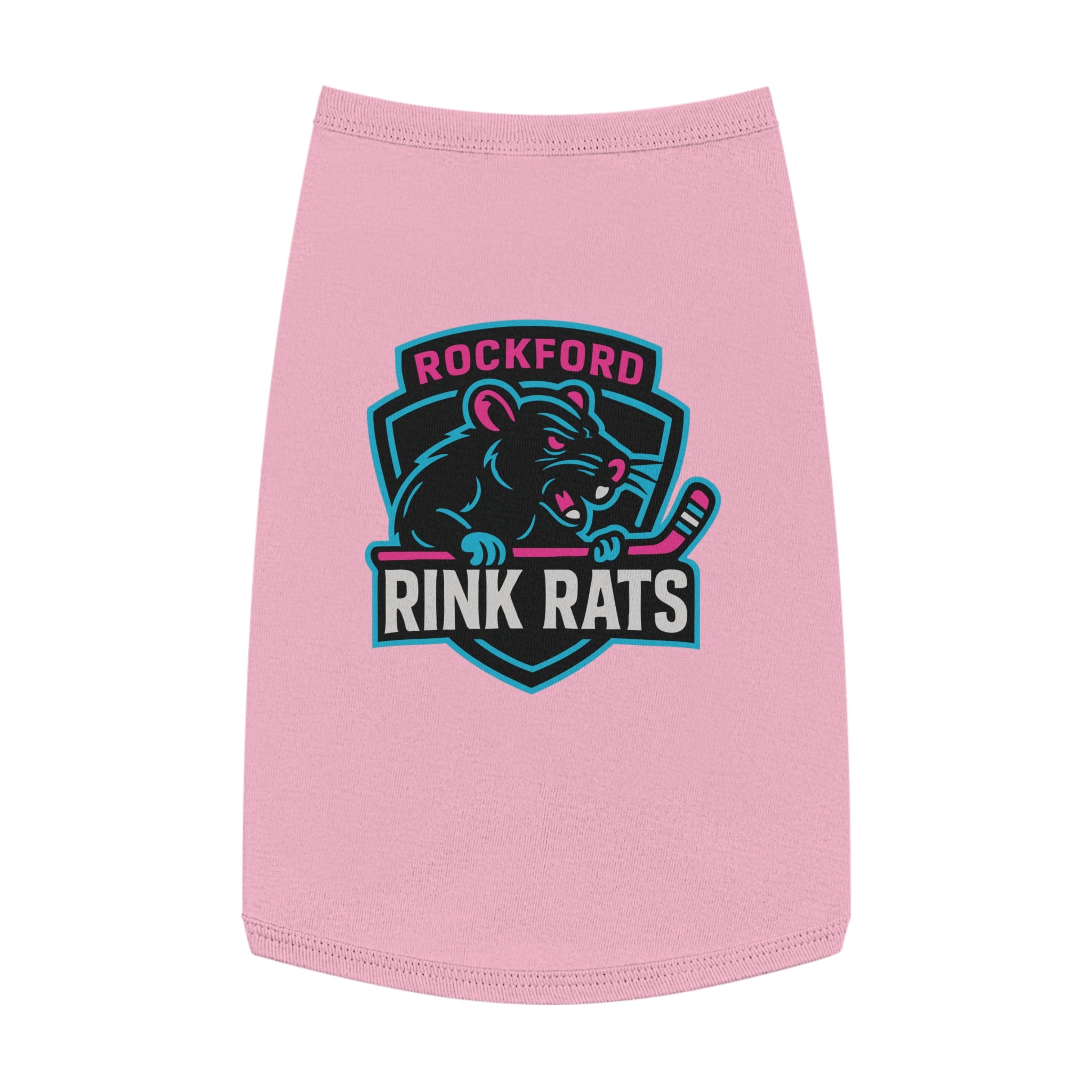 Rockford Rink Rats Pet Tank Top — Hockey Dog/Cat Jersey