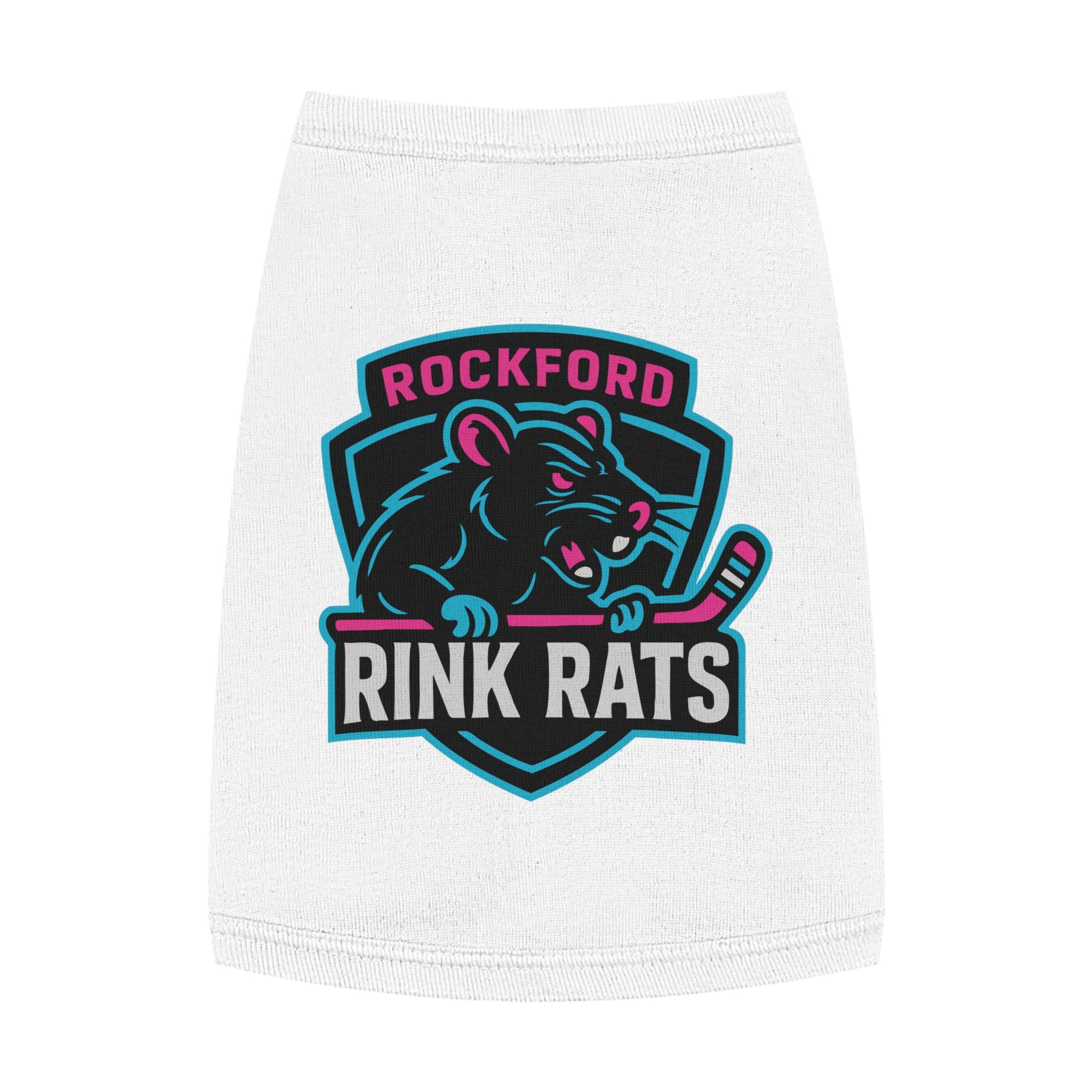 Rockford Rink Rats Pet Tank Top — Hockey Dog/Cat Jersey