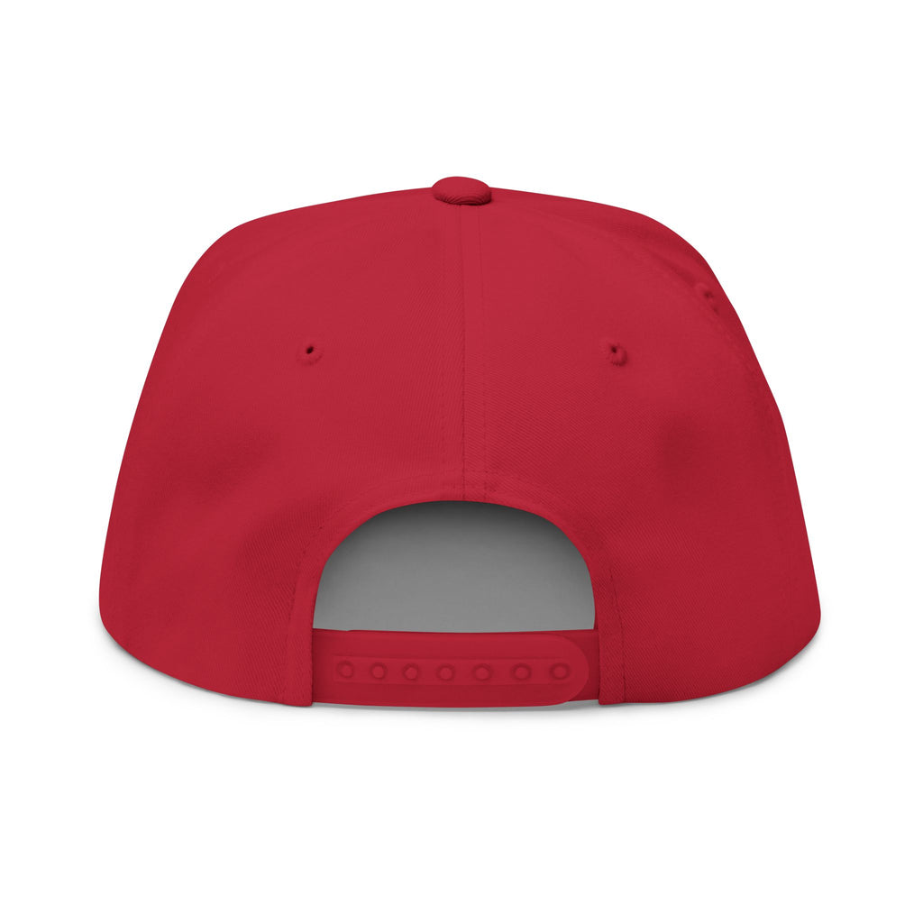 Flat Bill Cap — Rockford Rink Rats Embroidered Hockey Hat
